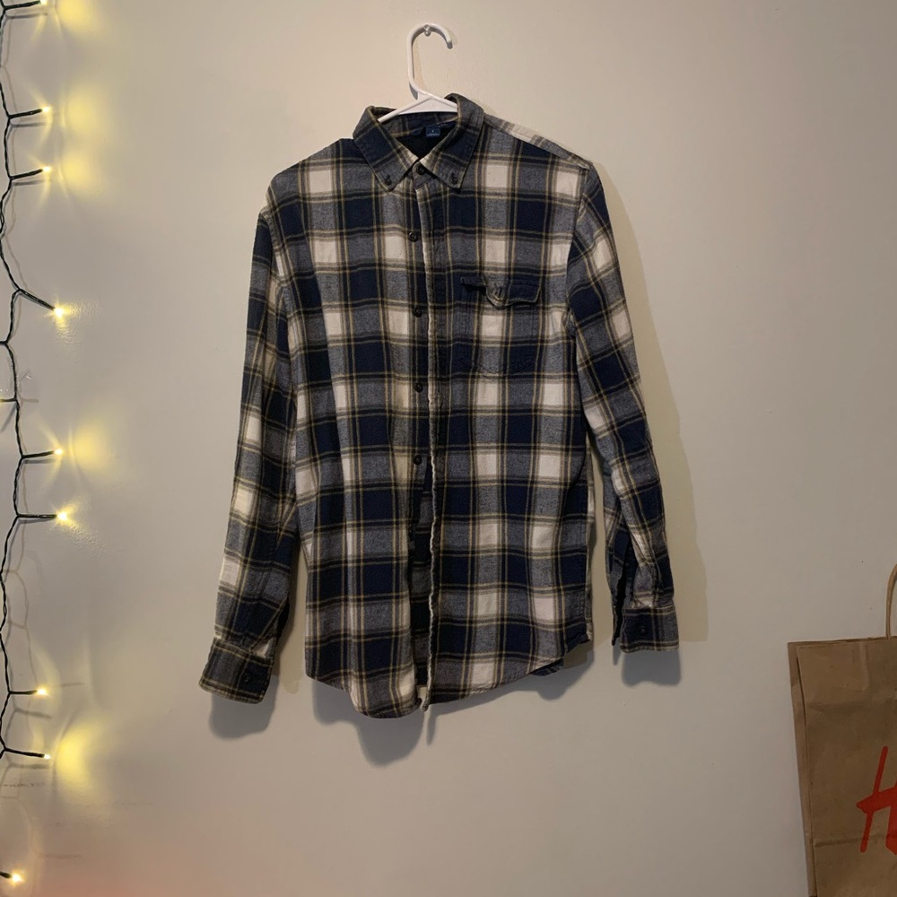 Navy Blue Flannel